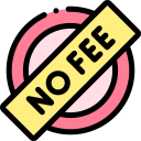 No travel fee icon